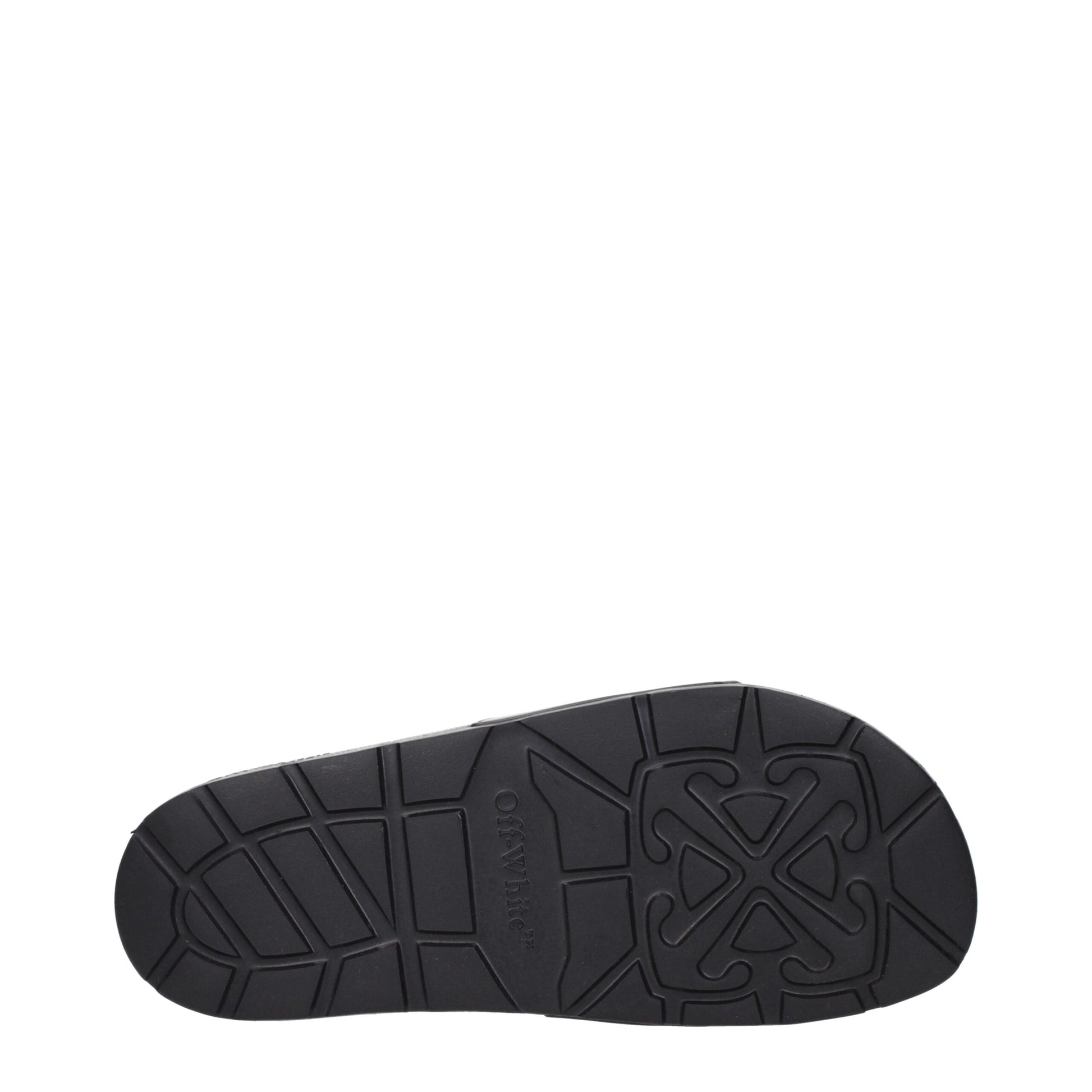 Clogs Slippers by Off-White for men in cotton & rubber black & white presents a sumptuous silhouette, perfectly capturing the sumptuous essence of Men's Cotton & Rubber Clogs Slippers with its signature and .