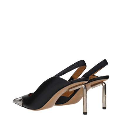 High-Heel Sandals Pumps Heels by Off-White for women in leather black & white features a effortlessly chic Women's Leather High-Heel Sandals Pumps Heels design with a sophisticated high-heel and elegant .