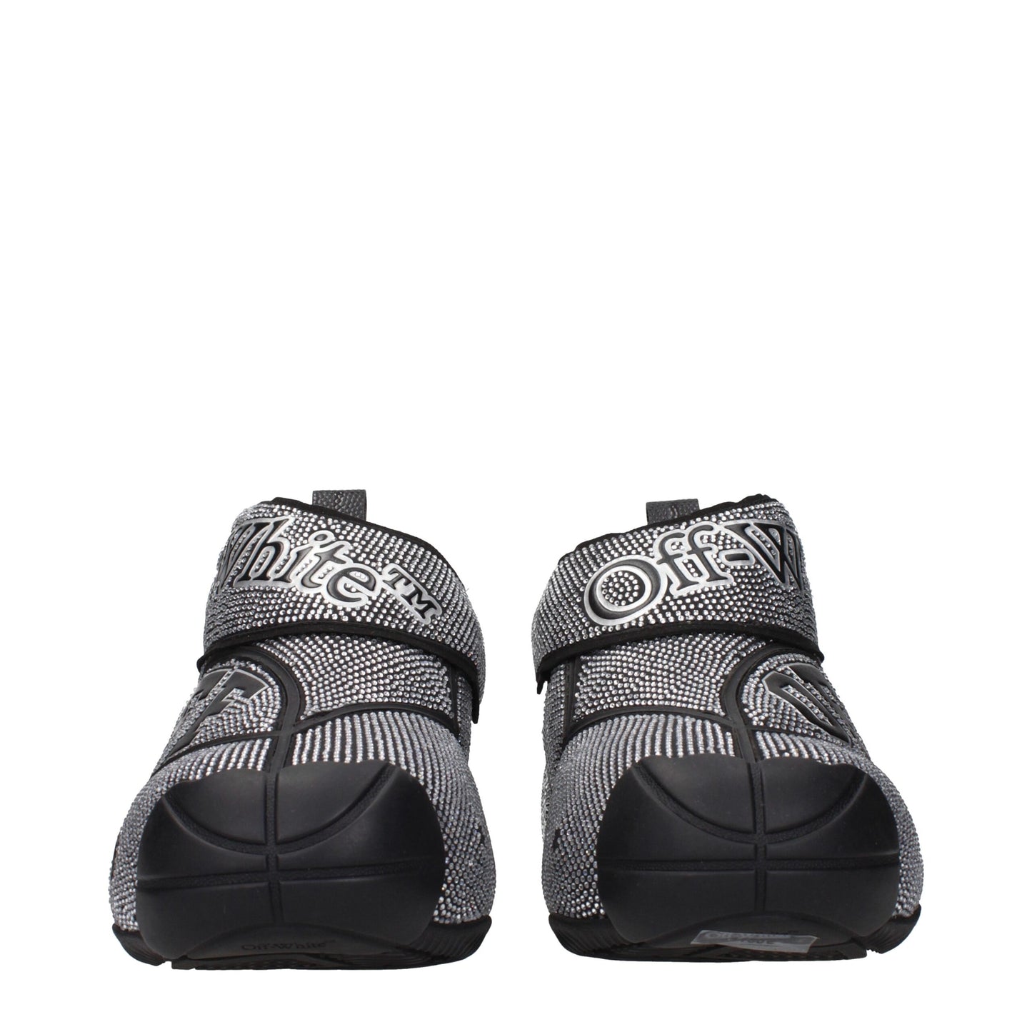 Sneakers by Off-White for men in cotton & rhinestone black & white features an versatile design from the Men's Fashion Cotton & Rhinestone Sneakers collection, highlighting a versatile fashion style for a premium, high-fashion look.