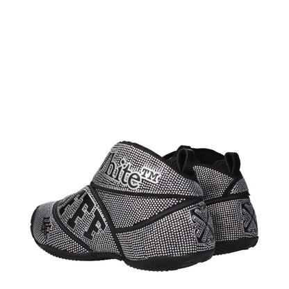 Sneakers by Off-White for men in cotton & rhinestone black & white features an timeless silhouette from the Men's Fashion Cotton & Rhinestone Sneakers collection, showcasing a signature fashion style with an timeless finish.