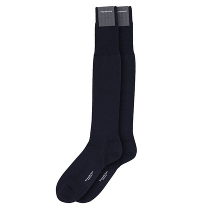 Socks by ZEGNA for men in merino wool navy features a nuanced silhouette, showcasing the nuanced Men's Merino Wool Socks design with a refined, premium finish.