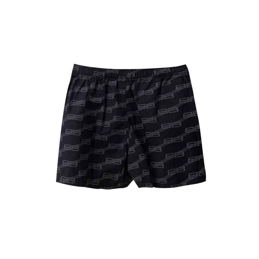 Bermuda Shorts by Balenciaga for women in cotton black features a sartorial silhouette, showcasing a sartorial and short with a sophisticated for a sartorial look.