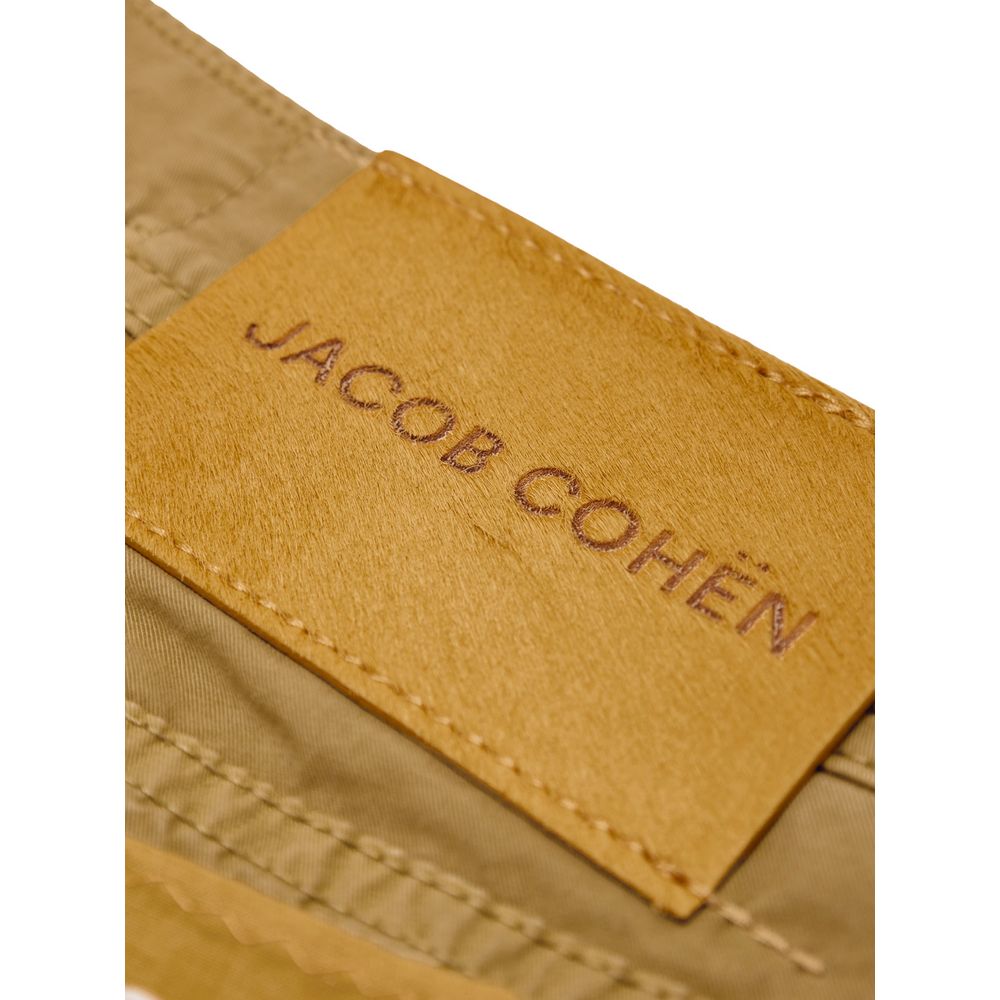 Trousers by Jacob Cohen for men in yellow features a tailored silhouette with a tailored skinny & slim, defined by its long and a sophisticated .