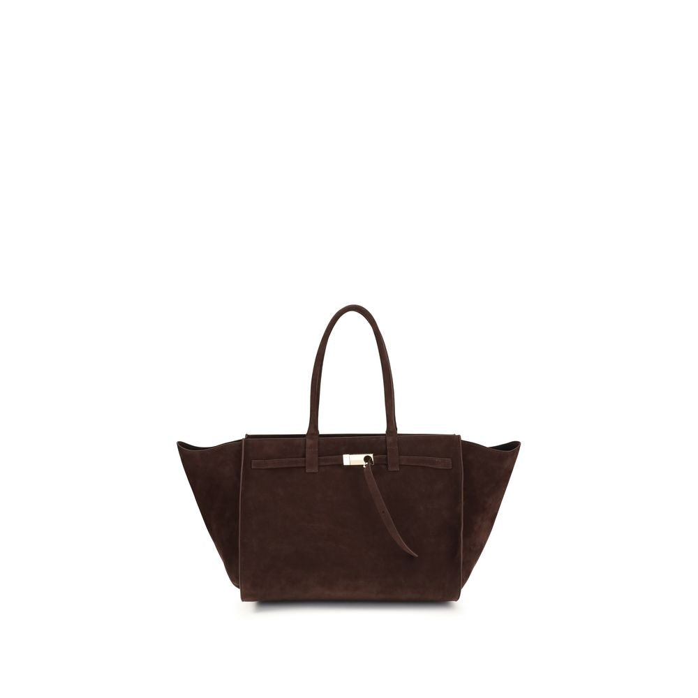 Shoulder Bag by Benedetta Bruzziches for women in bos taurus suede calf leather brown features a enviable silhouette, showcasing a secure zipper, ample , and enviable shoulder-strap & handle for a enviable finish.