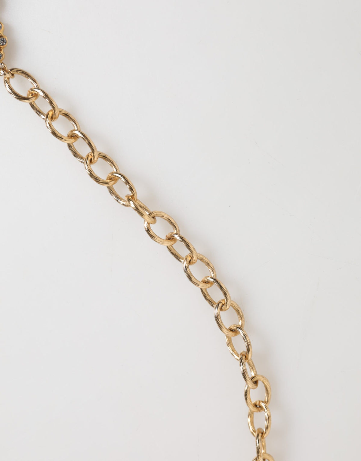 Dolce & Gabbana Women's Brass Gold Crystal Enamel & Rhinestone Necklace - Gold