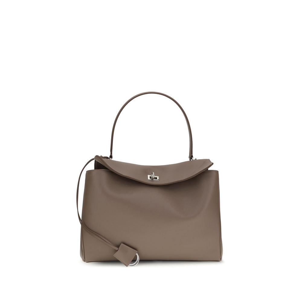 Shoulder Flap Bag by Balenciaga for women in bos taurus calf leather gray features a enviable silhouette, showcasing a secure snap & flap, ample , and enviable shoulder-strap & handle for a enviable finish.