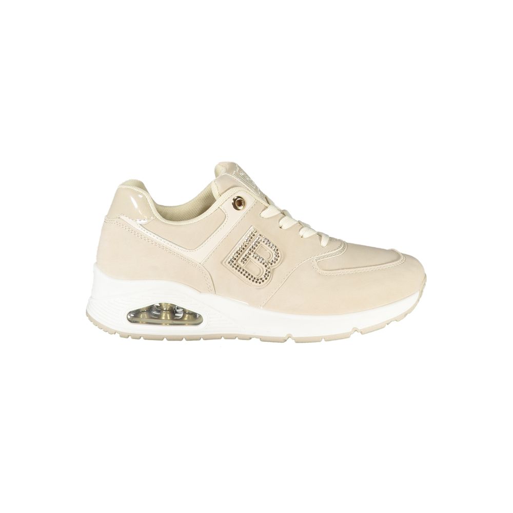 Athletic Sneakers Laura Biagiotti women polyester & polyethylene beige featuring a avant-garde Essence Women's Athletic Polyester & Polyethylene Sneakers design with a avant-garde athletic style for a refined finish.