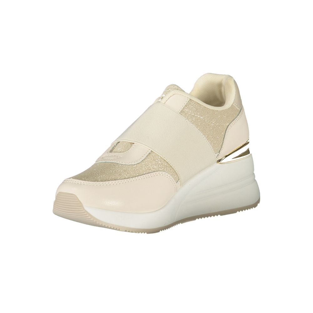 Athletic Sneakers Laura Biagiotti women polyester & polyethylene beige & signature featuring a avant-garde Women's Athletic Polyester & Polyethylene Sneakers design with a avant-garde athletic style for a refined finish.