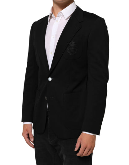 Dolce & Gabbana Men's Viscose Polyester & Polyamide Blazer - Black