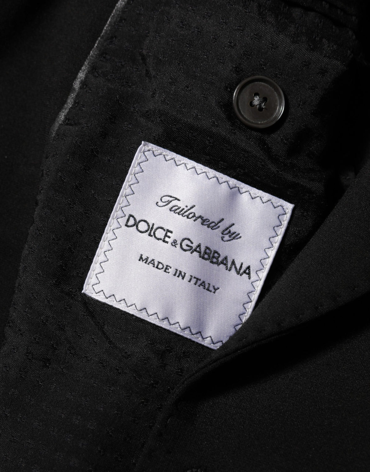 Dolce & Gabbana Men's Viscose Polyester & Polyamide Blazer - Black