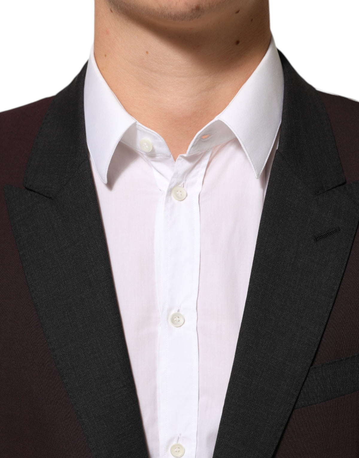 Dolce & Gabbana Women's Virgin Wool Viscose & Elastane Blazer - Maroon