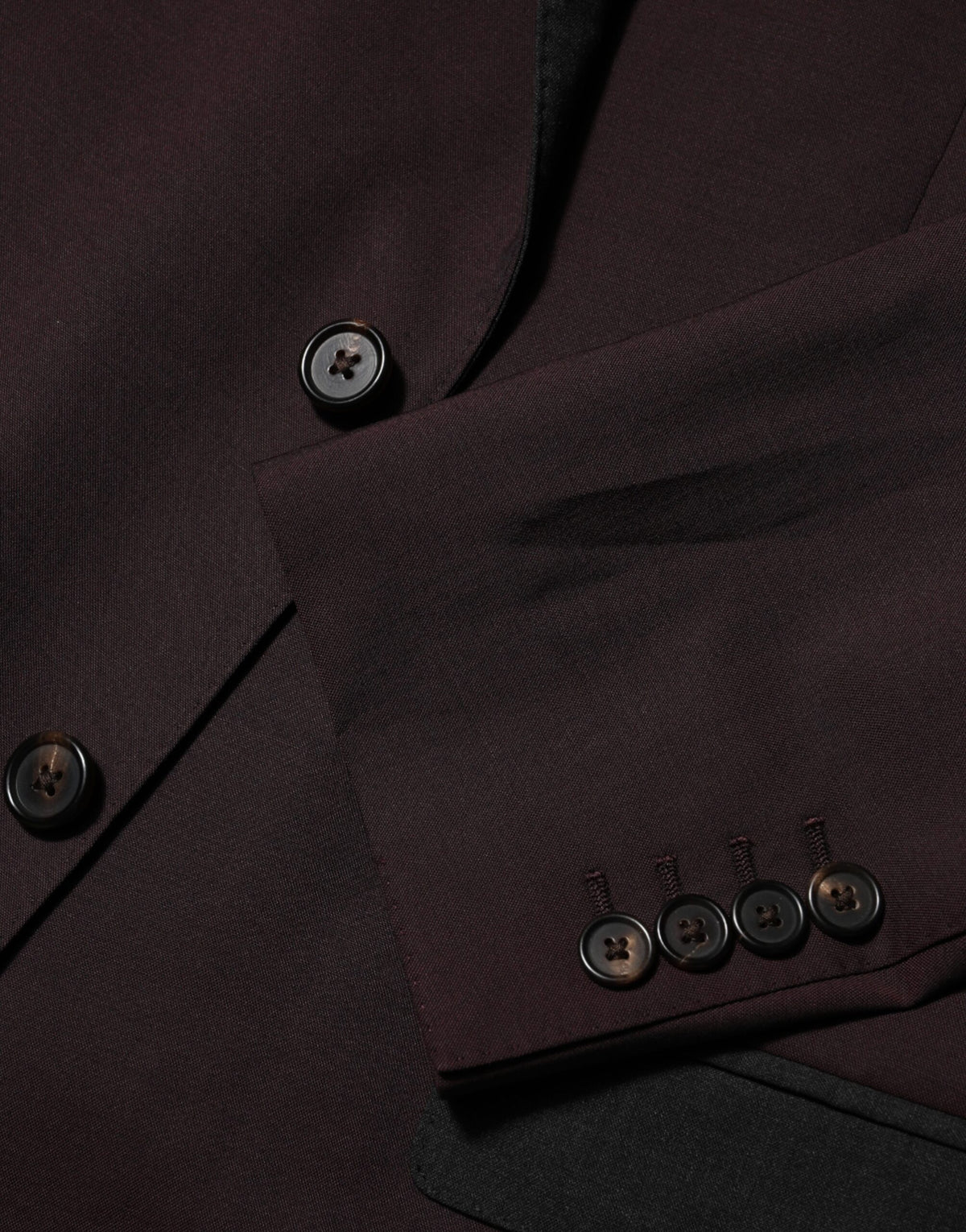 Dolce & Gabbana Women's Virgin Wool Viscose & Elastane Blazer - Maroon