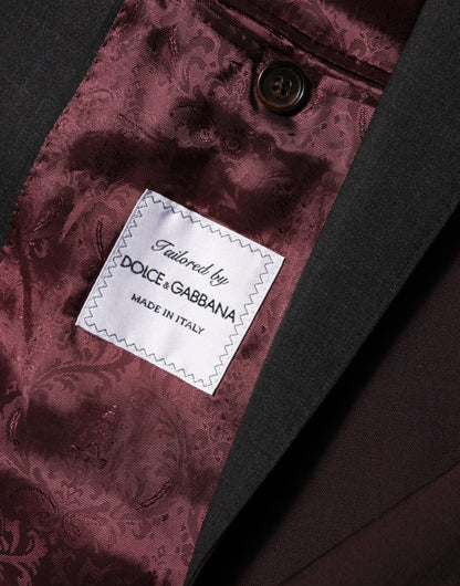 Dolce & Gabbana Women's Virgin Wool Viscose & Elastane Blazer - Maroon