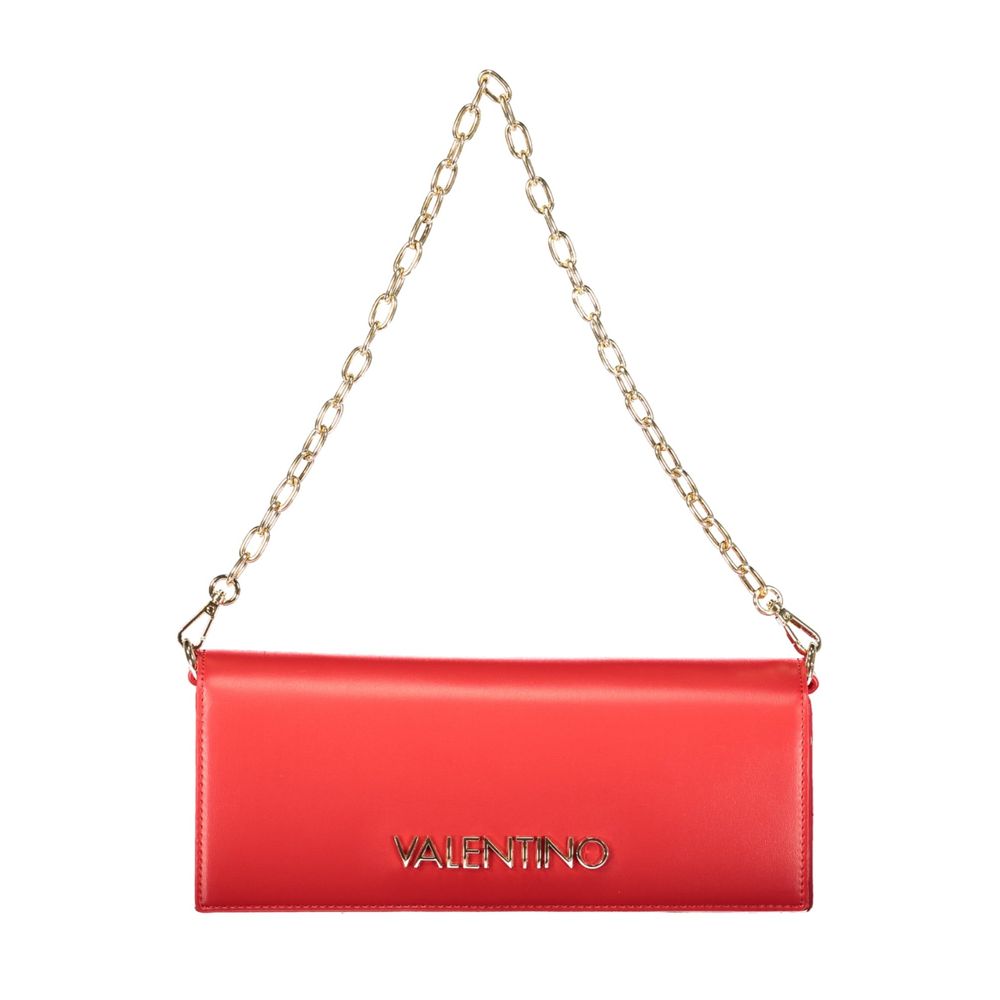 Shoulder Handbag by Mario Valentino for women in polyethylene red features a exquisite silhouette, showcasing a secure and exquisite with versatile shoulder-strap, handle & adjustable-strap for a exquisite finish.