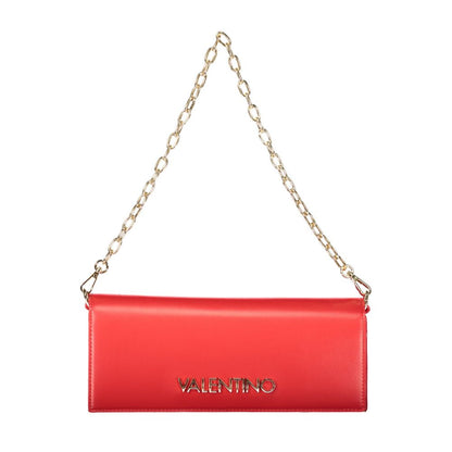 Shoulder Handbag by Mario Valentino for women in polyethylene red features a exquisite silhouette, showcasing a secure and exquisite with versatile shoulder-strap, handle & adjustable-strap for a exquisite finish.