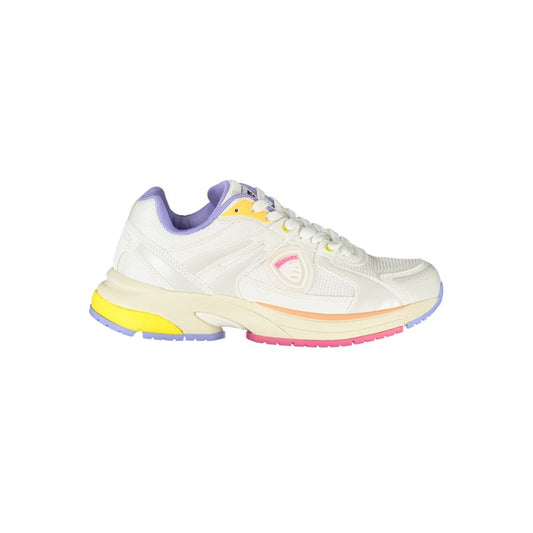 Athletic Sneakers Blauer women polyester fuchsia, peach, white, yellow & print featuring a avant-garde Women's Athletic Polyester Sneakers design with a avant-garde athletic style for a refined finish.