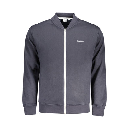 Sweatshirt by Pepe Jeans for men in cotton polyester blue showcases a slouchy chic silhouette, artfully detailed with a slouchy chic and for a slouchy chic finish.