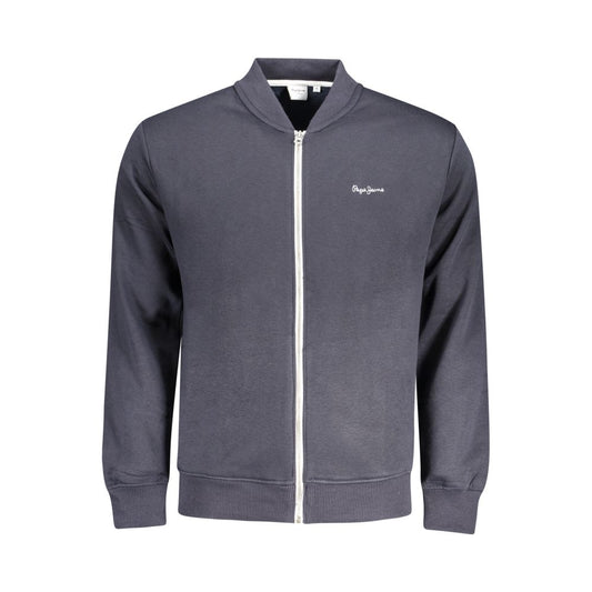 Sweatshirt by Pepe Jeans for men in cotton polyester blue showcases a slouchy chic silhouette, artfully detailed with a slouchy chic and for a slouchy chic finish.