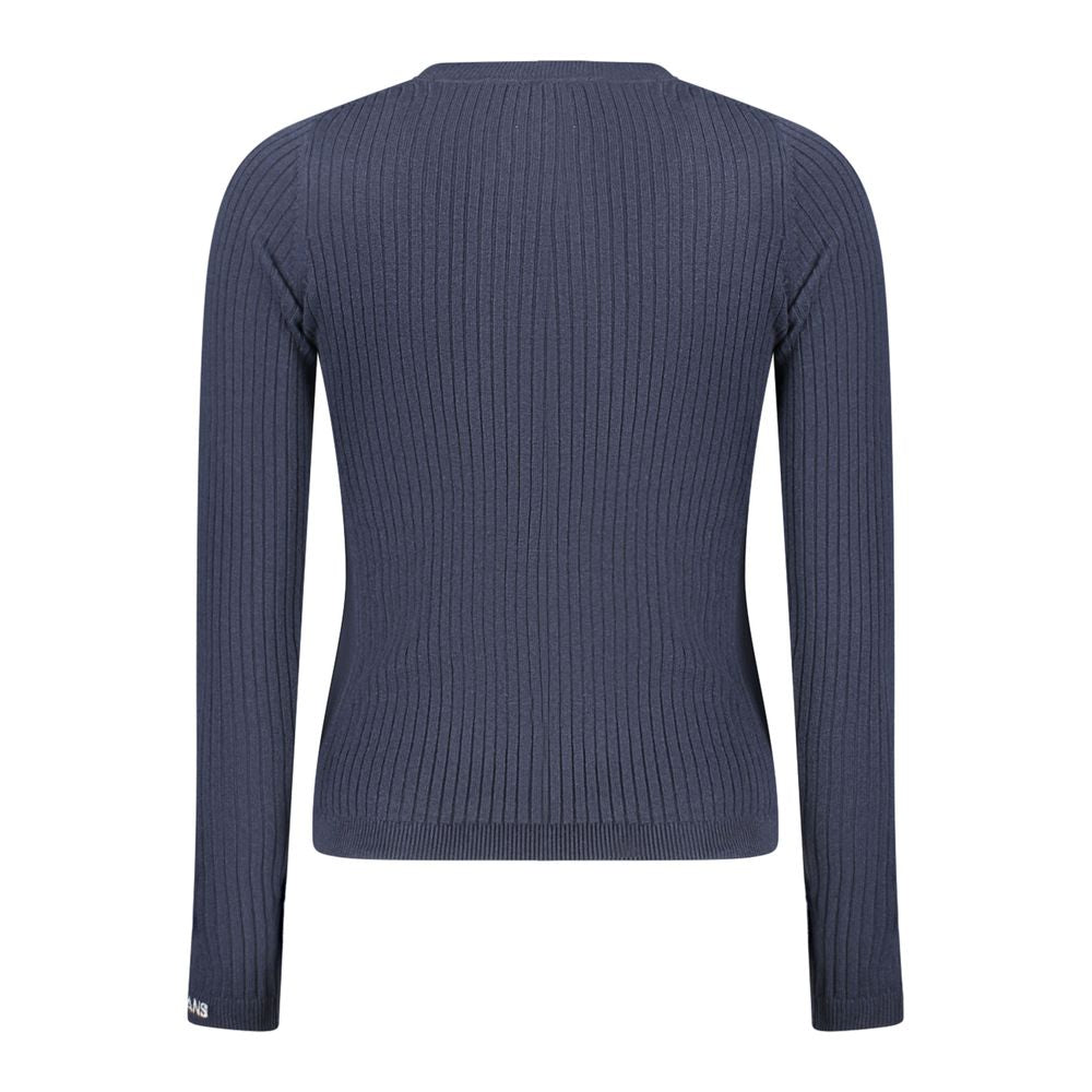 Sweatshirt by Pepe Jeans for women in viscose cotton blue & signature features a unrivaled silhouette with a refined crew neckline and unrivaled detailing for a sophisticated look.