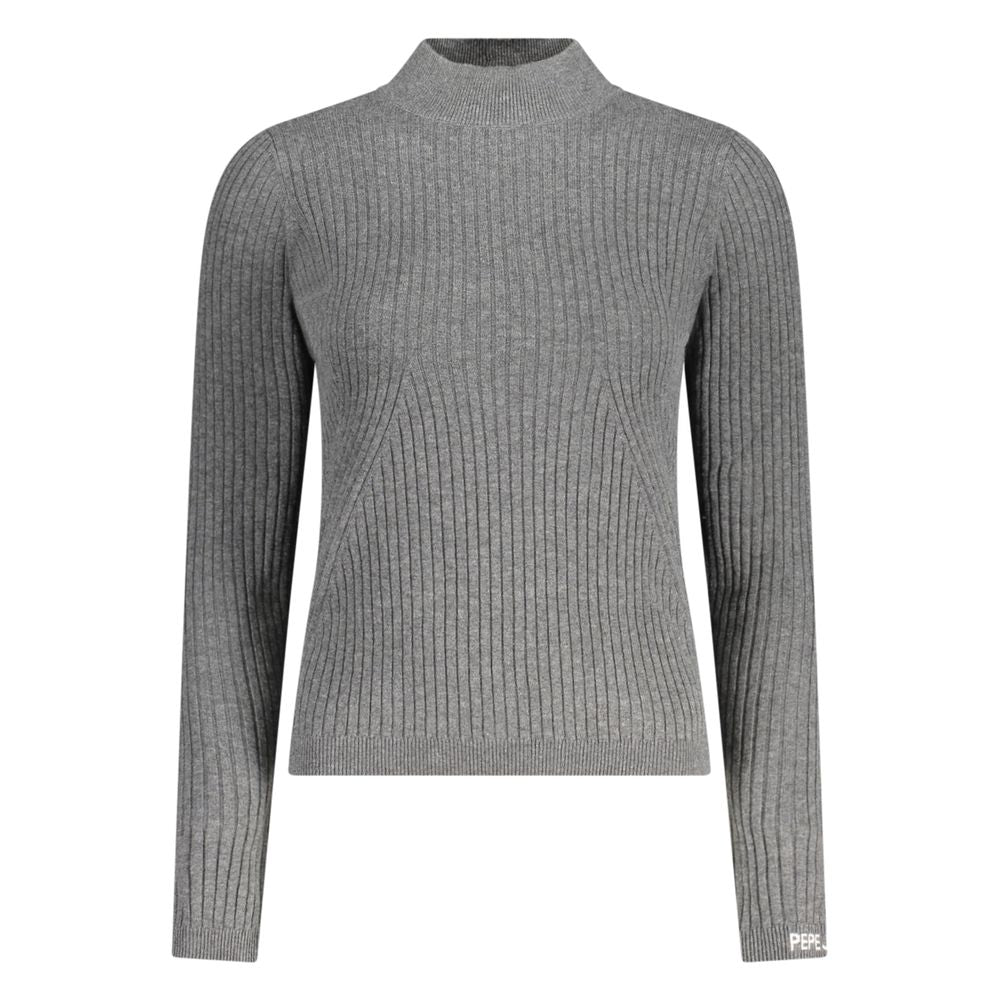 Sweatshirt by Pepe Jeans for women in viscose cotton gray & signature features an exquisite silhouette, showcasing and details for a exquisite look.