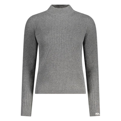 Sweatshirt by Pepe Jeans for women in viscose cotton gray & signature features an exquisite silhouette, showcasing and details for a exquisite look.