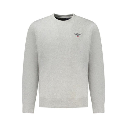 Sweatshirt by Accademia Militare for men in cotton polyester gray presents a smart casual silhouette, featuring a smart casual crew neckline and for a sophisticated look.