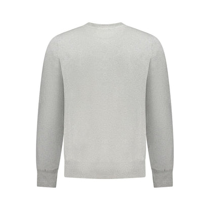 Sweatshirt by Accademia Militare for men in cotton polyester gray showcases a slouchy chic silhouette, artfully detailed with a slouchy chic crew neckline and for a slouchy chic finish.