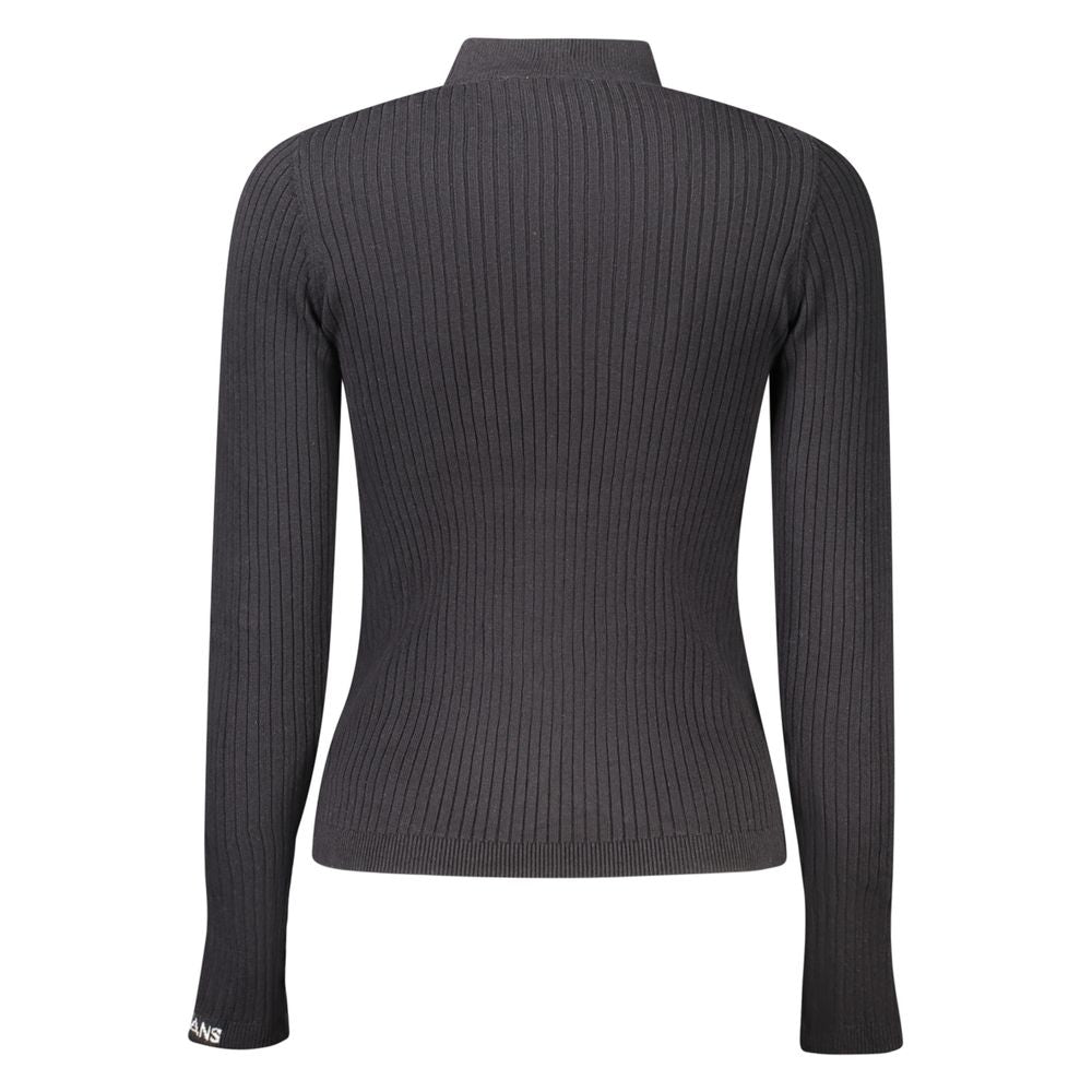 Sweatshirt by Pepe Jeans for women in viscose cotton black presents a smart casual silhouette, featuring a smart casual high-neck neckline and for a sophisticated look.