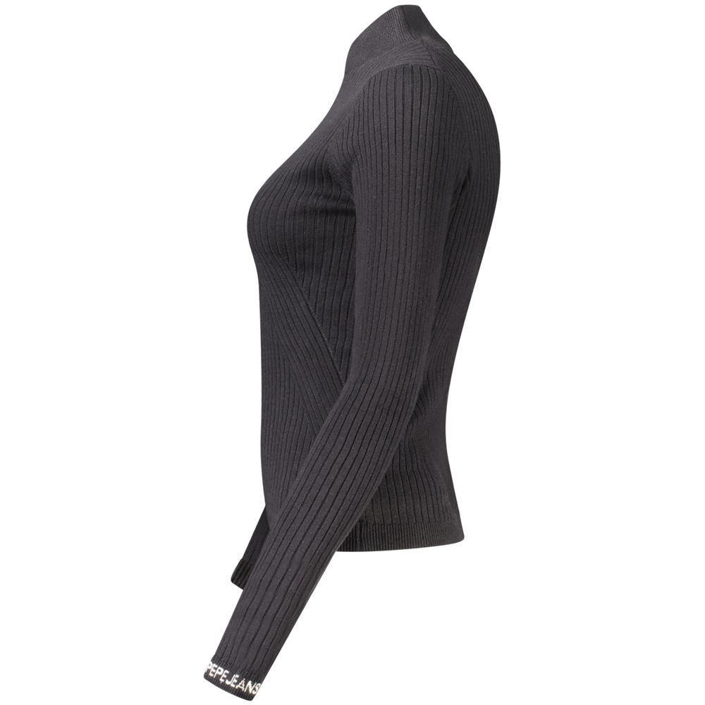 Sweatshirt by Pepe Jeans for women in viscose cotton black features an enviable silhouette, showcasing a premium and refined for a truly enviable finish.