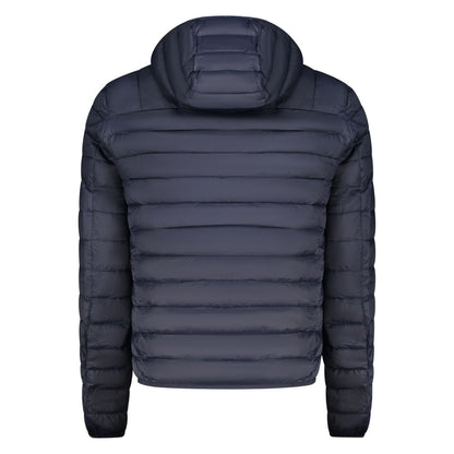 Hooded Vest by Cavalli Class for men in polyester blue features an contemporary silhouette, showcasing refined lightweight, pockets & hooded and a contemporary for a sophisticated layered look.