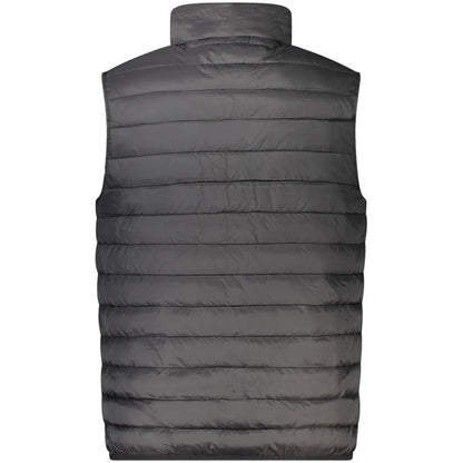 Vest by Cavalli Class for men in polyester black features an on trend silhouette, showcasing a sophisticated and premium lightweight & pockets for a truly on trend finish.