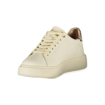 Athletic Sneakers Blauer women polyester polyethylene python leather & rhinestone beige featuring a avant-garde Women's Athletic Polyester Polyethylene Python Leather & Rhinestone Sneakers design with a avant-garde athletic style for a refined finish.