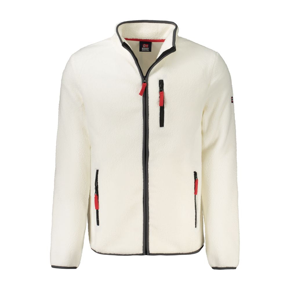 Sweatshirt by Norway 1963 for men in polyester white & signature showcases a slouchy chic silhouette, artfully detailed with a slouchy chic and for a slouchy chic finish.