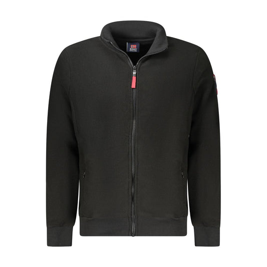 Sweatshirt by Norway 1963 for men in polyester black presents a smart casual silhouette, featuring a smart casual and long-sleeve for a sophisticated look.