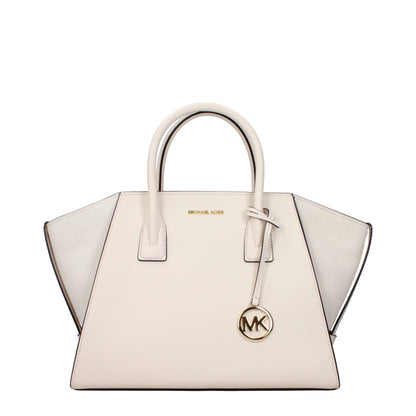 Michael Kors Leather Handbag - Beige
