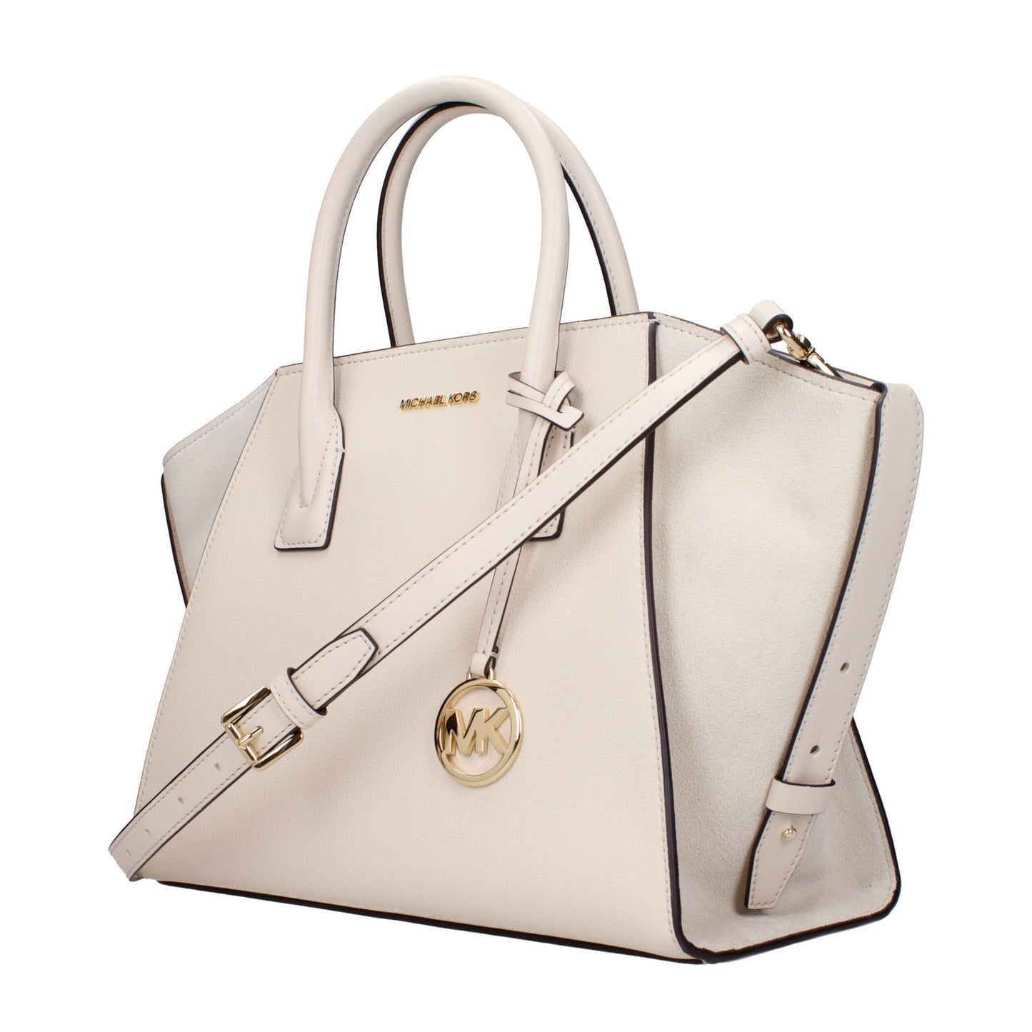 Michael Kors Leather Handbag - Beige