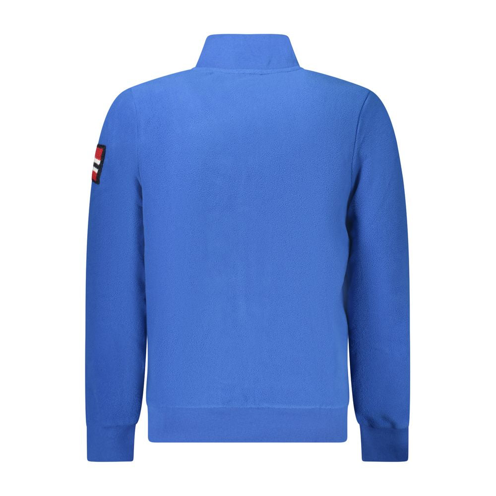 Sweatshirt by Norway 1963 for men in polyester blue features an exquisite silhouette, showcasing and details for a exquisite look.