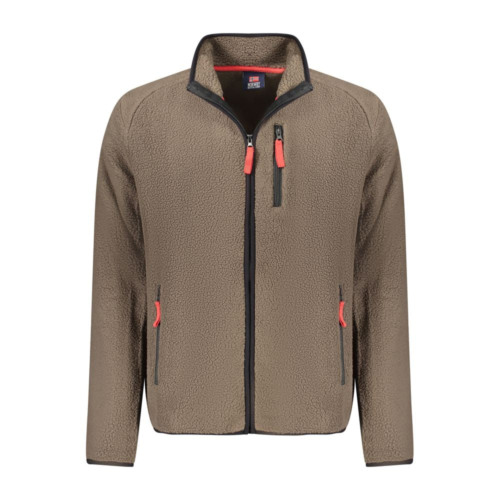 Sweatshirt by Norway 1963 for men in polyester brown showcases a slouchy chic silhouette, artfully detailed with a slouchy chic and for a slouchy chic finish.