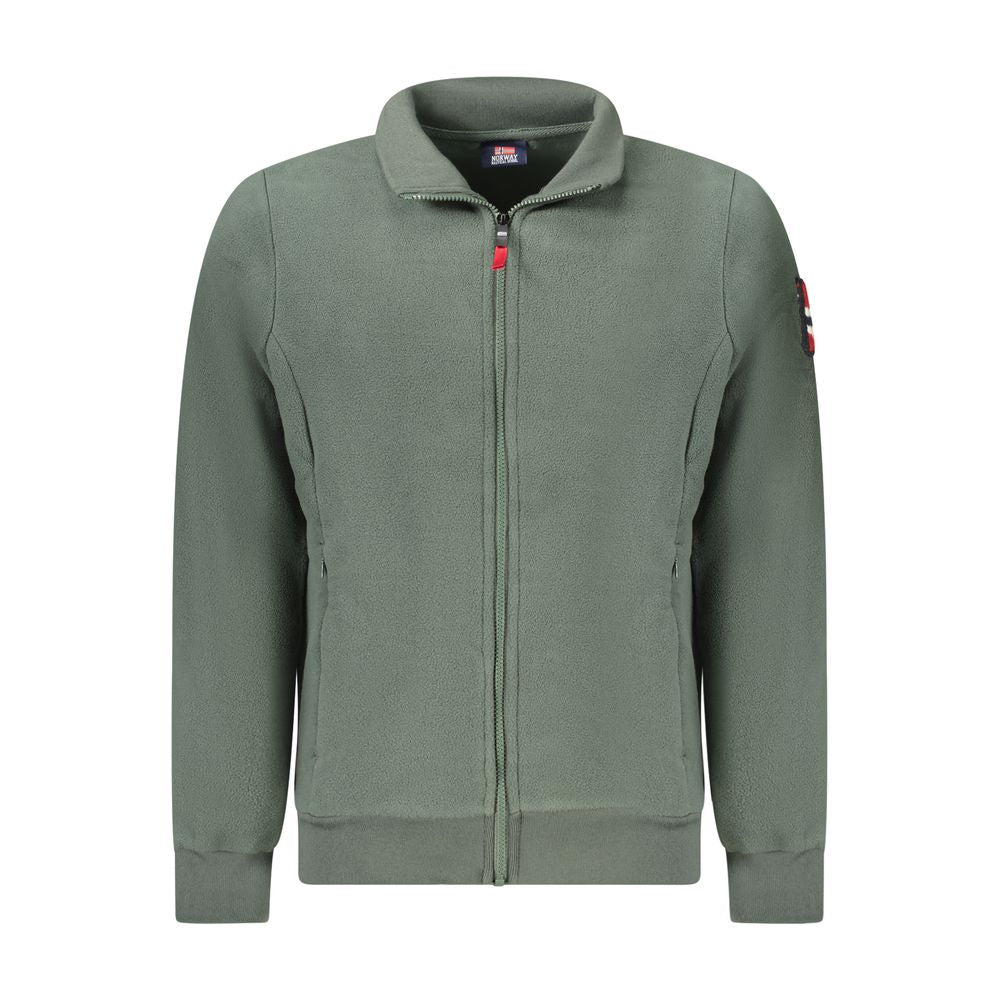 Sweatshirt by Norway 1963 for men in polyester green showcases a slouchy chic silhouette, artfully detailed with a slouchy chic and for a slouchy chic finish.