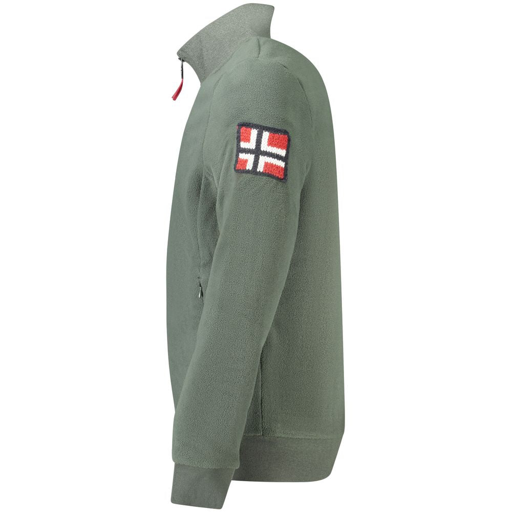 Sweatshirt by Norway 1963 for men in polyester green features an enviable silhouette, showcasing a premium and refined for a truly enviable finish.