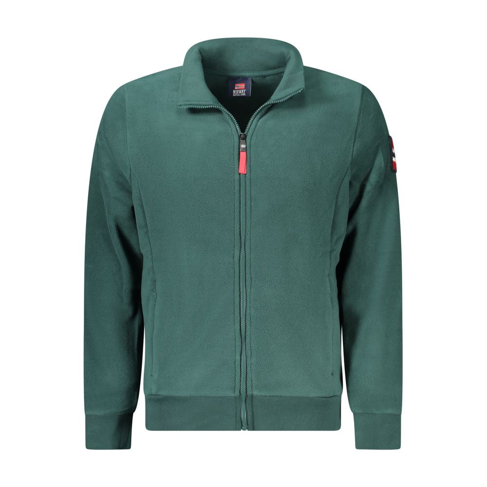 Sweatshirt by Norway 1963 for men in polyester green & signature showcases a slouchy chic silhouette, artfully detailed with a slouchy chic and for a slouchy chic finish.