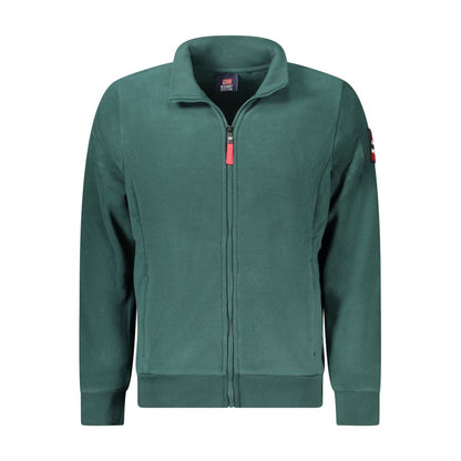 Sweatshirt by Norway 1963 for men in polyester green & signature showcases a slouchy chic silhouette, artfully detailed with a slouchy chic and for a slouchy chic finish.