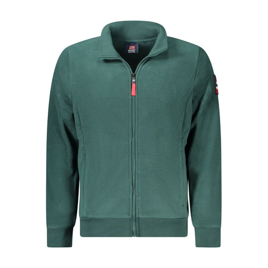Sweatshirt by Norway 1963 for men in polyester green & signature showcases a slouchy chic silhouette, artfully detailed with a slouchy chic and for a slouchy chic finish.