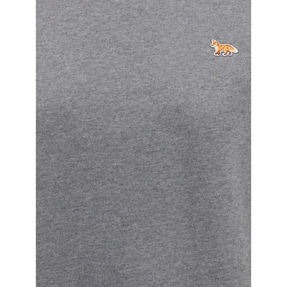 Sweatshirt by Maison Kitsuné for women in organic cotton gray & signature features a unrivaled silhouette with a refined and unrivaled detailing for a sophisticated look.