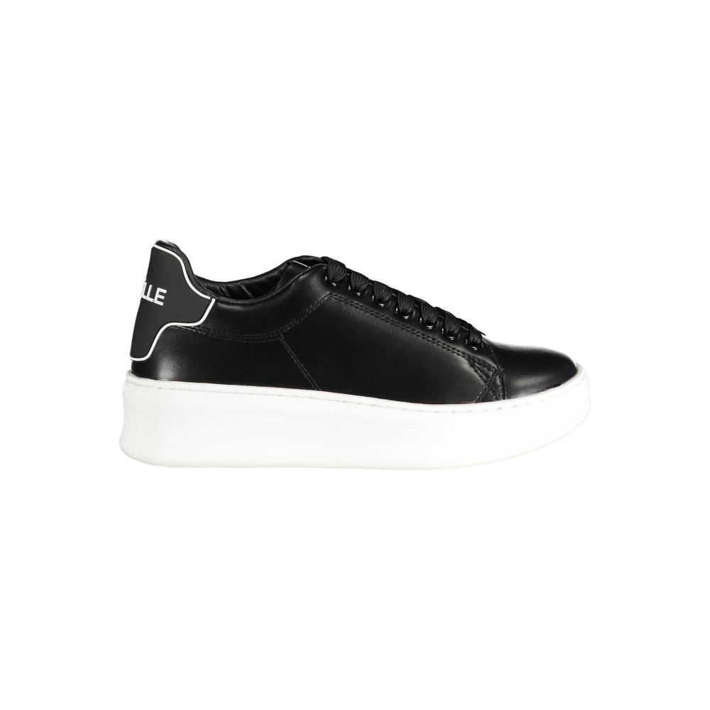 Sneakers by Gaelle Paris for women in polyethylene black features an opulent silhouette from the Women's Athletic Polyethylene Sneakers collection, showcasing a signature athletic style with an opulent finish.