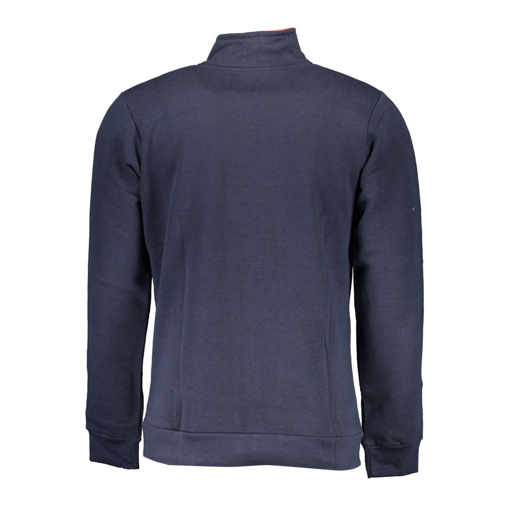 Sweatshirt by Gianmarco Venturi for men in cotton blue features an enviable silhouette, showcasing a premium and refined for a truly enviable finish.