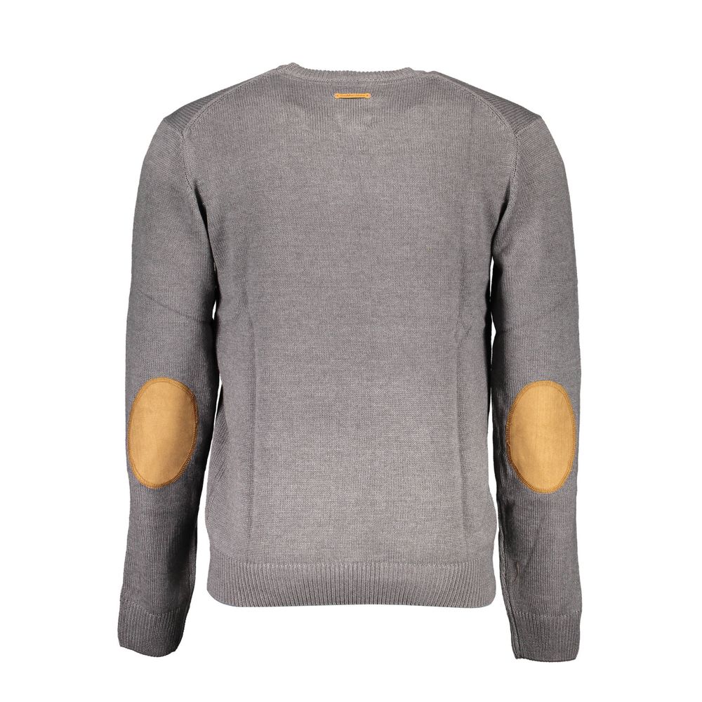 Sweatshirt by Gianmarco Venturi for men in cotton gray showcases a slouchy chic silhouette, artfully detailed with a slouchy chic and for a slouchy chic finish.