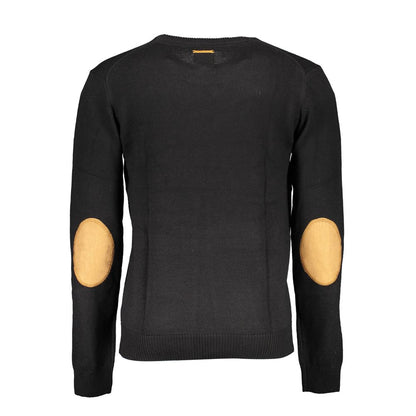 Sweatshirt by Gianmarco Venturi for men in cotton black features a unrivaled silhouette with a refined crew neckline and unrivaled detailing for a sophisticated look.