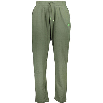 Pants by Gianmarco Venturi for men in cotton green features a enduring silhouette, showcasing a enduring and long with a for a premium, tailored aesthetic.