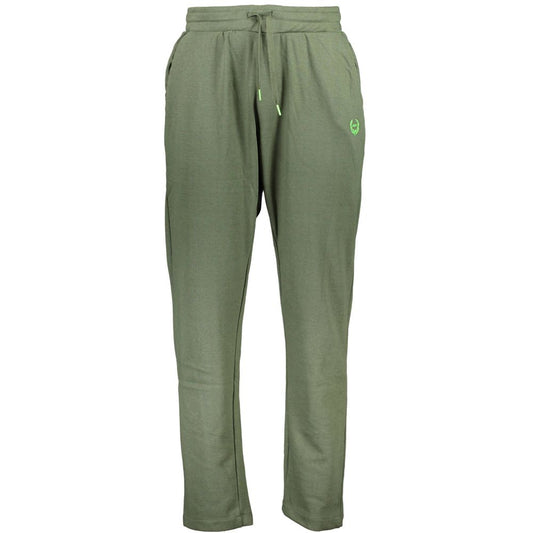 Pants by Gianmarco Venturi for men in cotton green features a enduring silhouette, showcasing a enduring and long with a for a premium, tailored aesthetic.